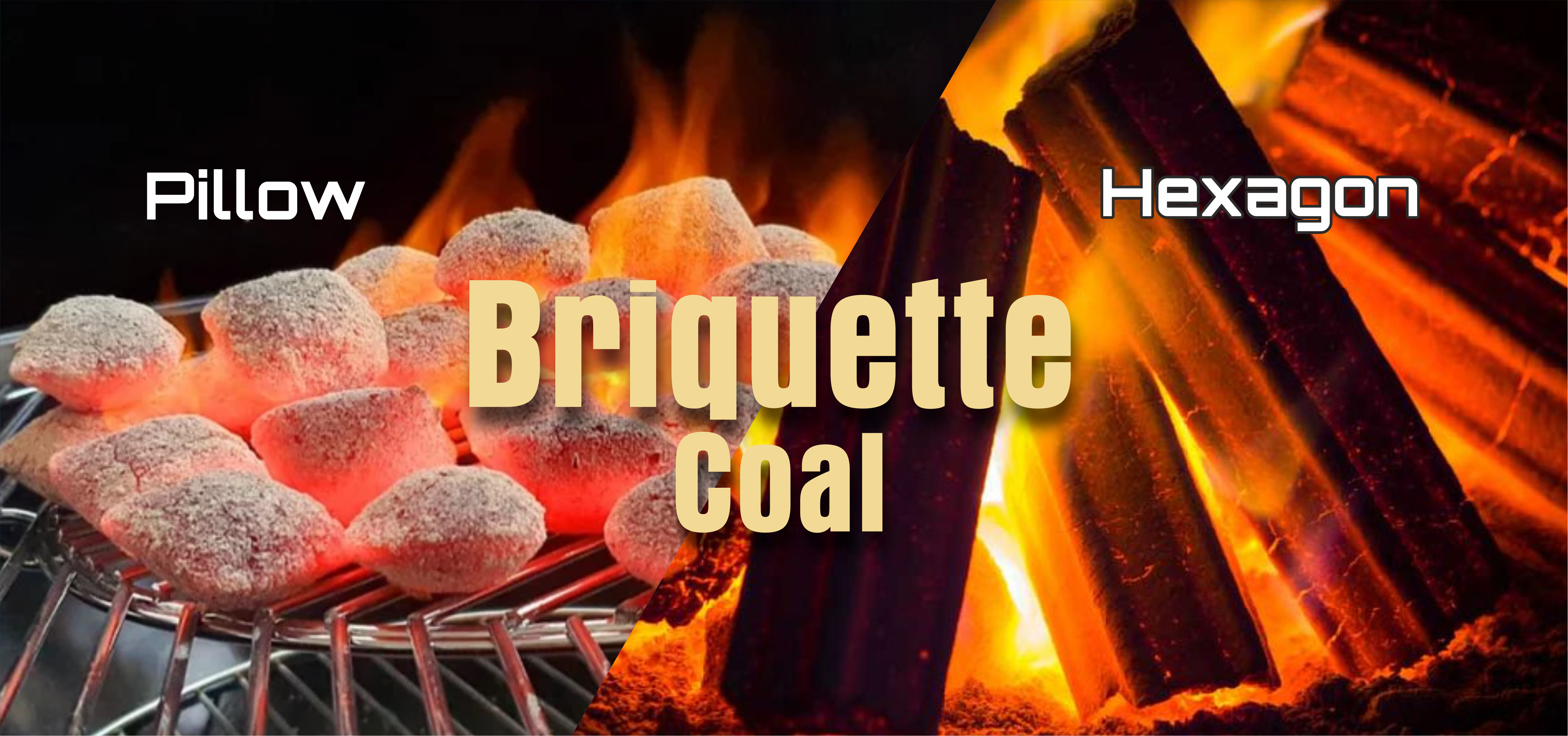 Briquette coal